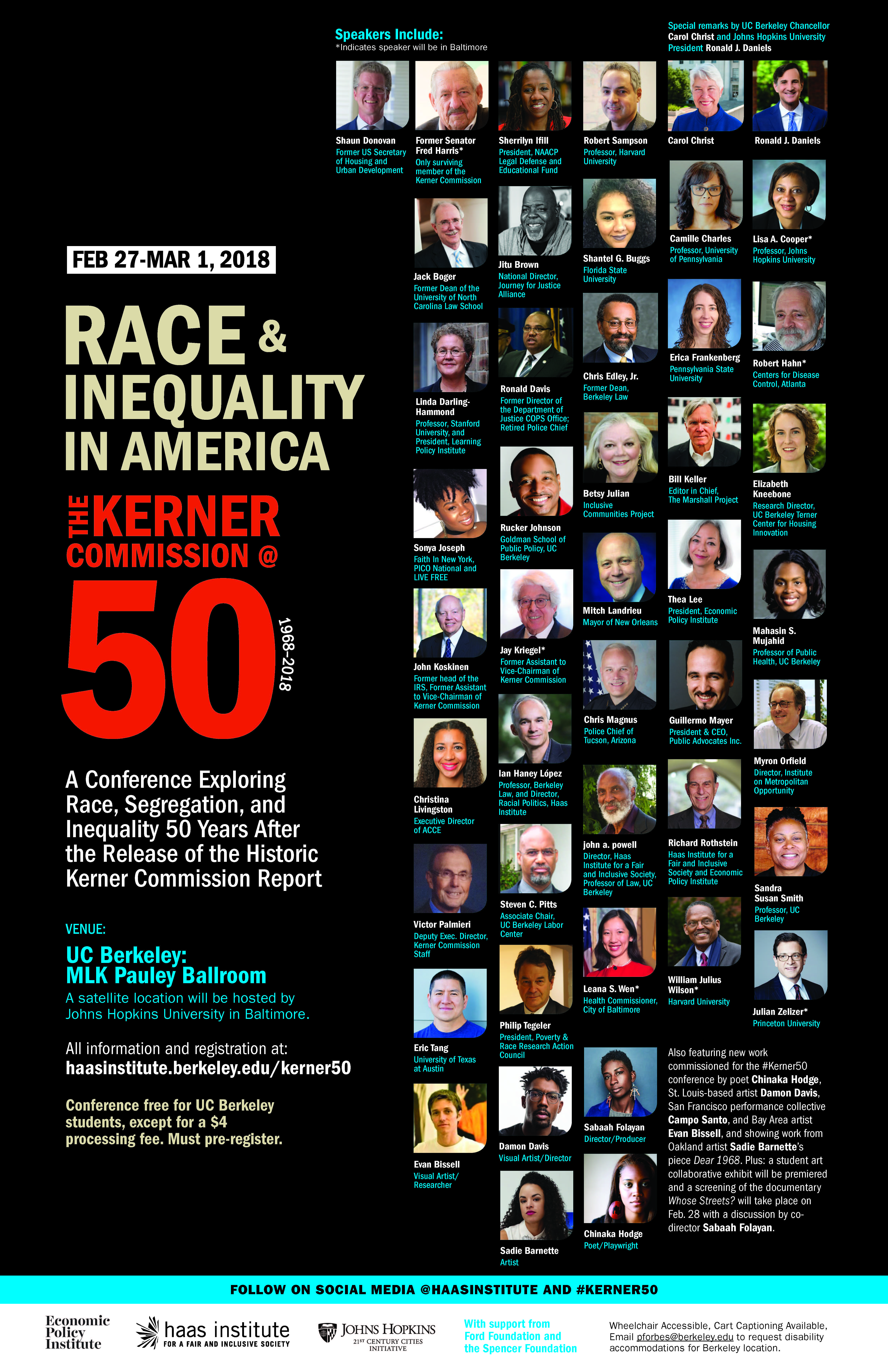 Image on Race & Inequality in America: The Kerner Commission at 50 conference