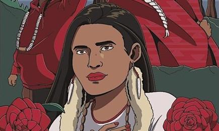 Flier shows illustration of indigenous woman
