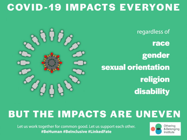 Infographic showing covid-19 impacts
