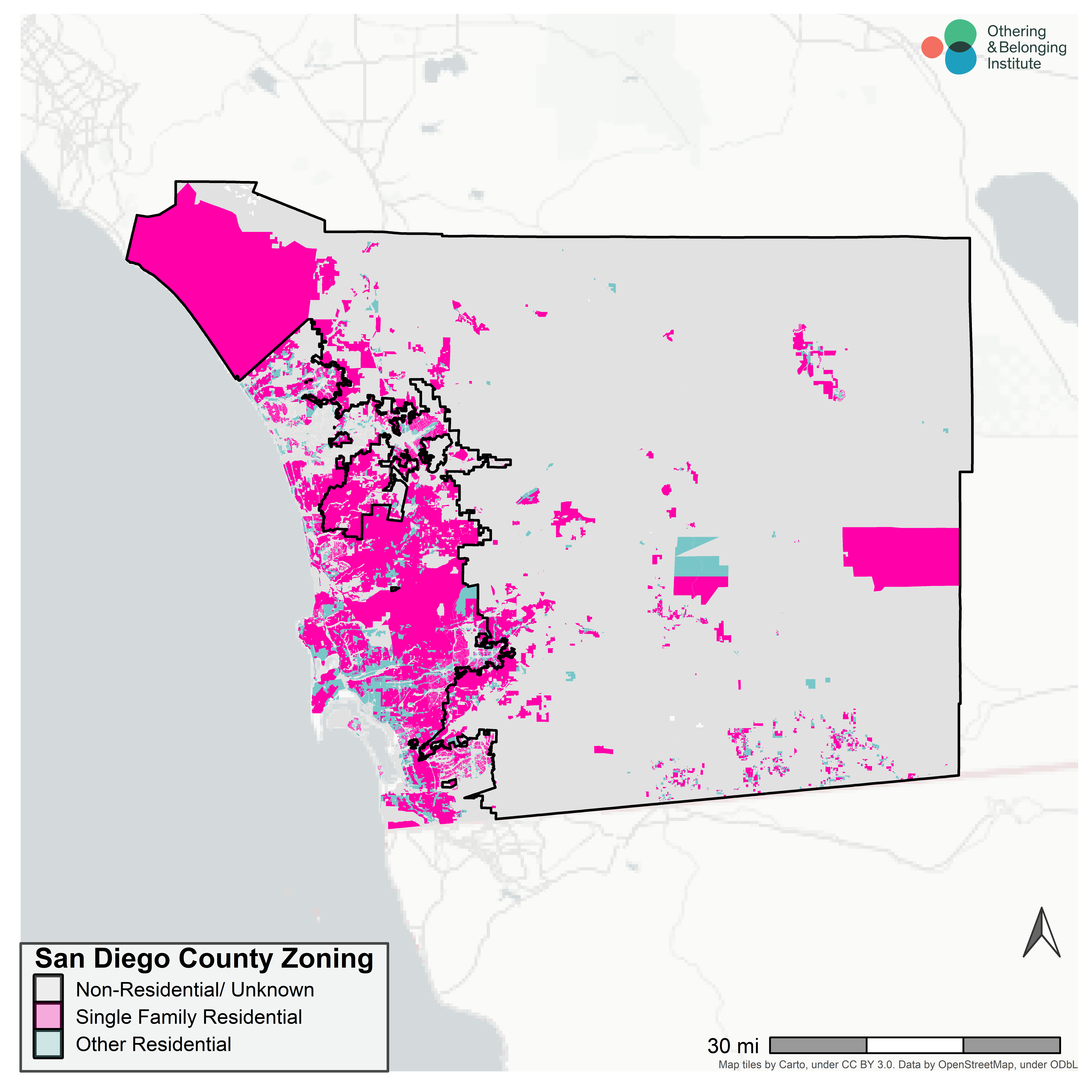 Greater San Diego Zoning Map