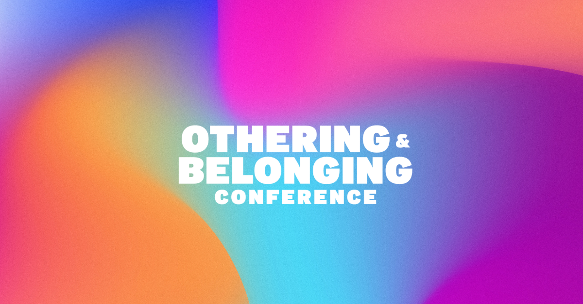 Gradient with conference logo