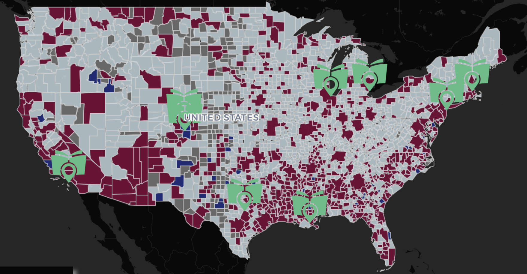 Map of US
