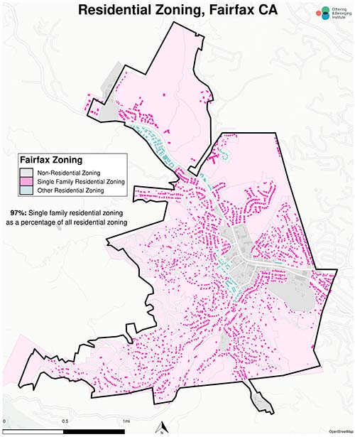 Zoning map of Fairfax