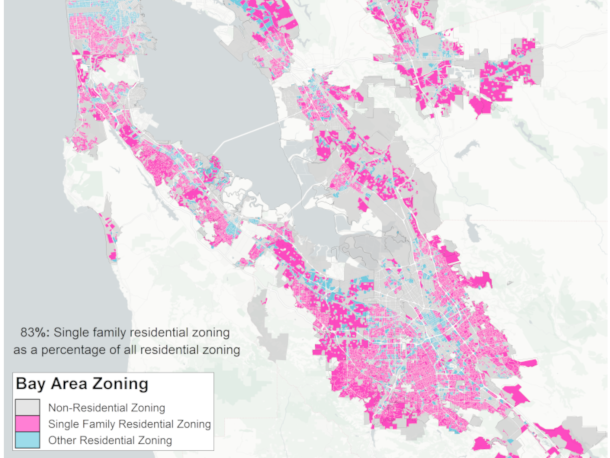 Zoning map of the Bay Area
