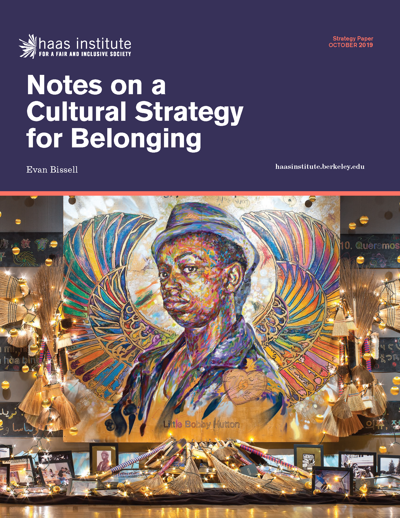 Cover image of the Cultural Strategy report