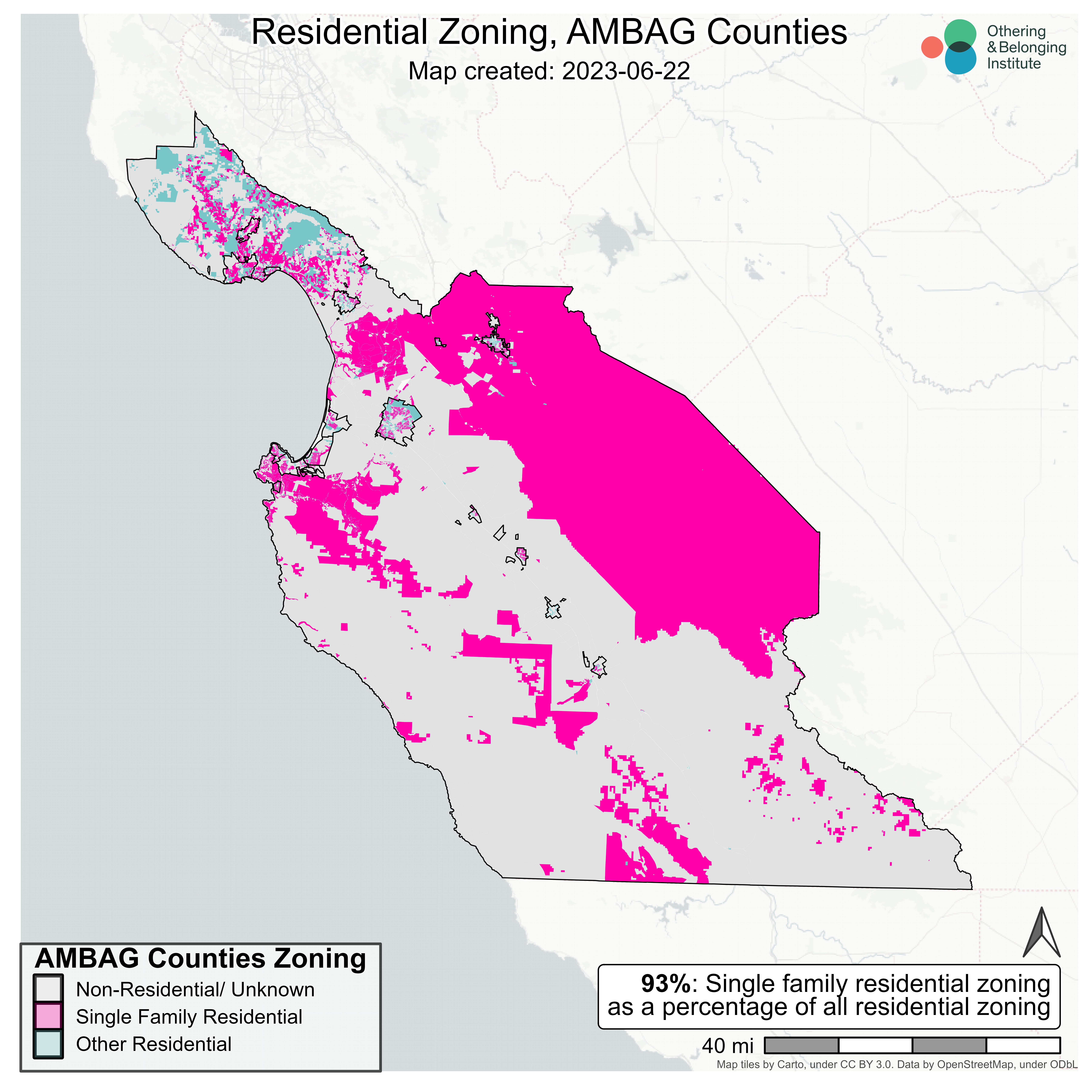 Monterey region zoning map