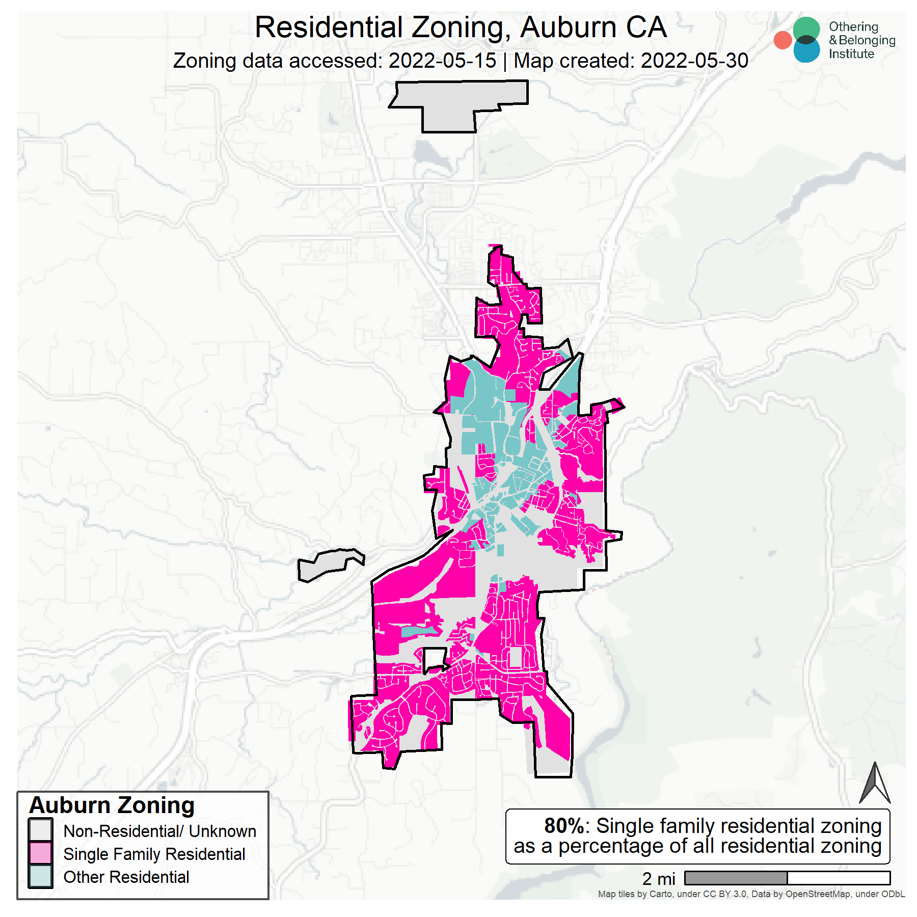 Zoning map of Auburn