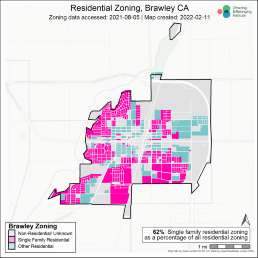 Brawley zoning map