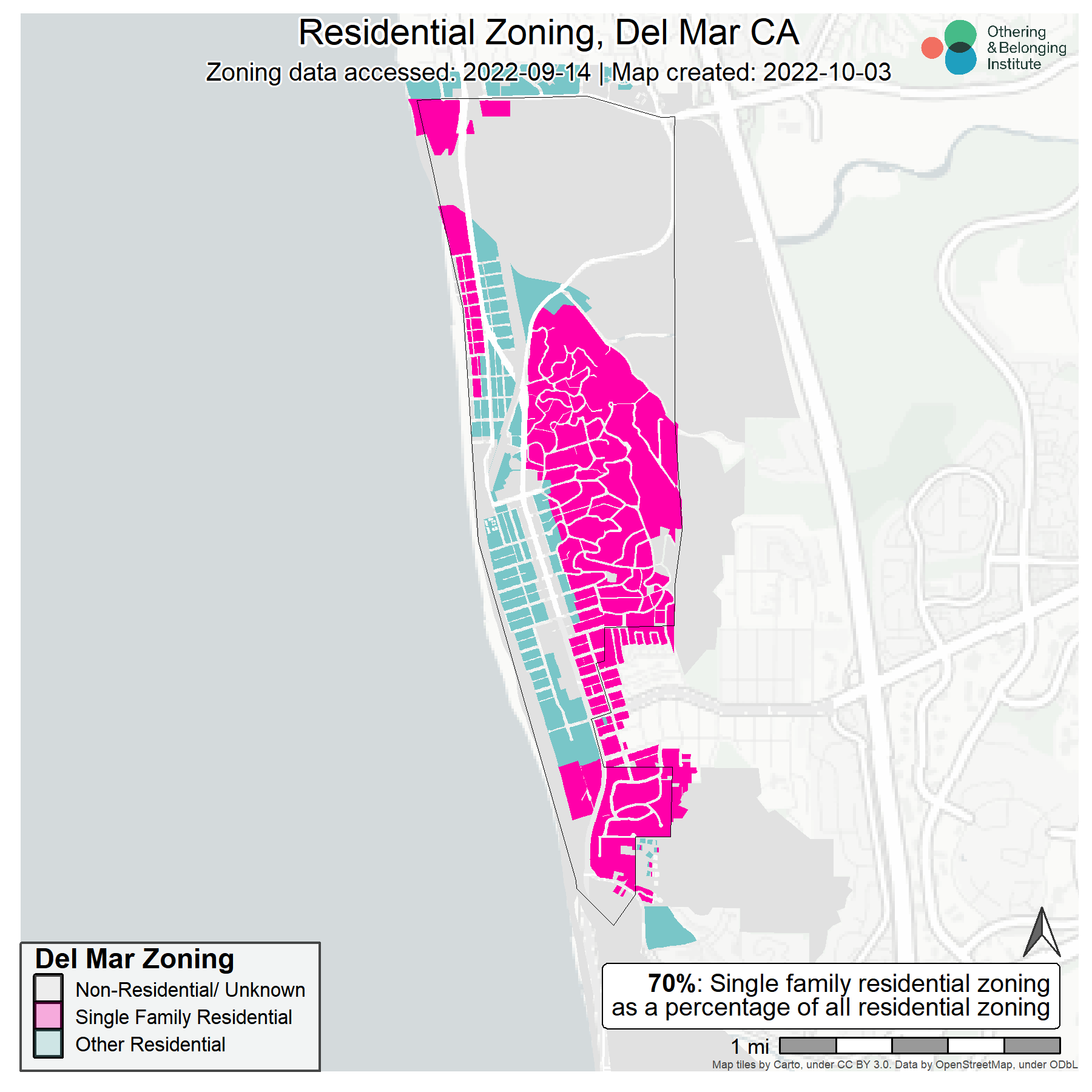 Del Mar Zoning Map