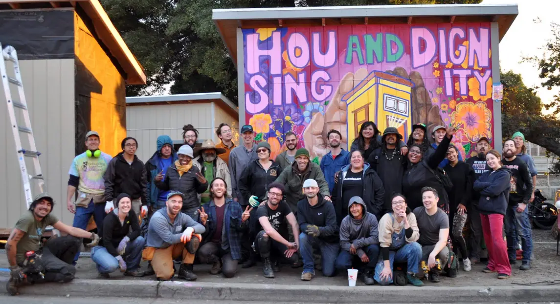 housing and dignity mural