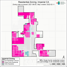 Imperial County zoning map