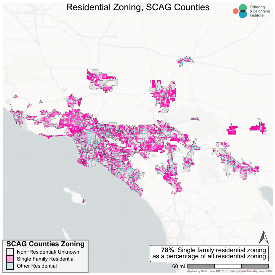Los Angeles zoning map