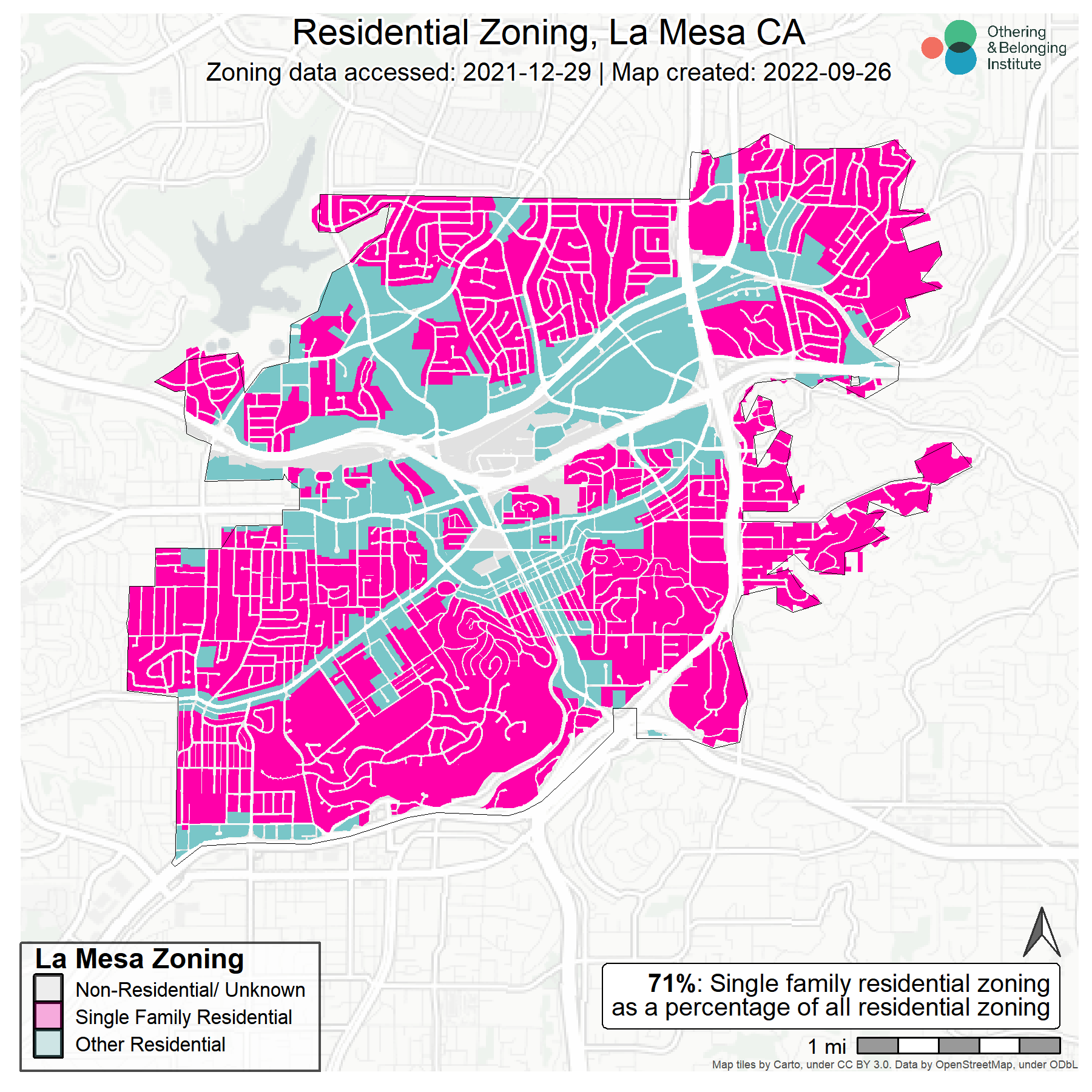 La Mesa Zoning Map