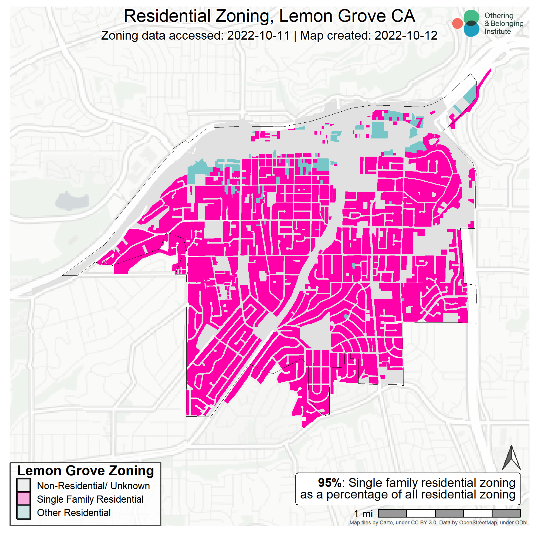 Lemon Grove Zoning Map