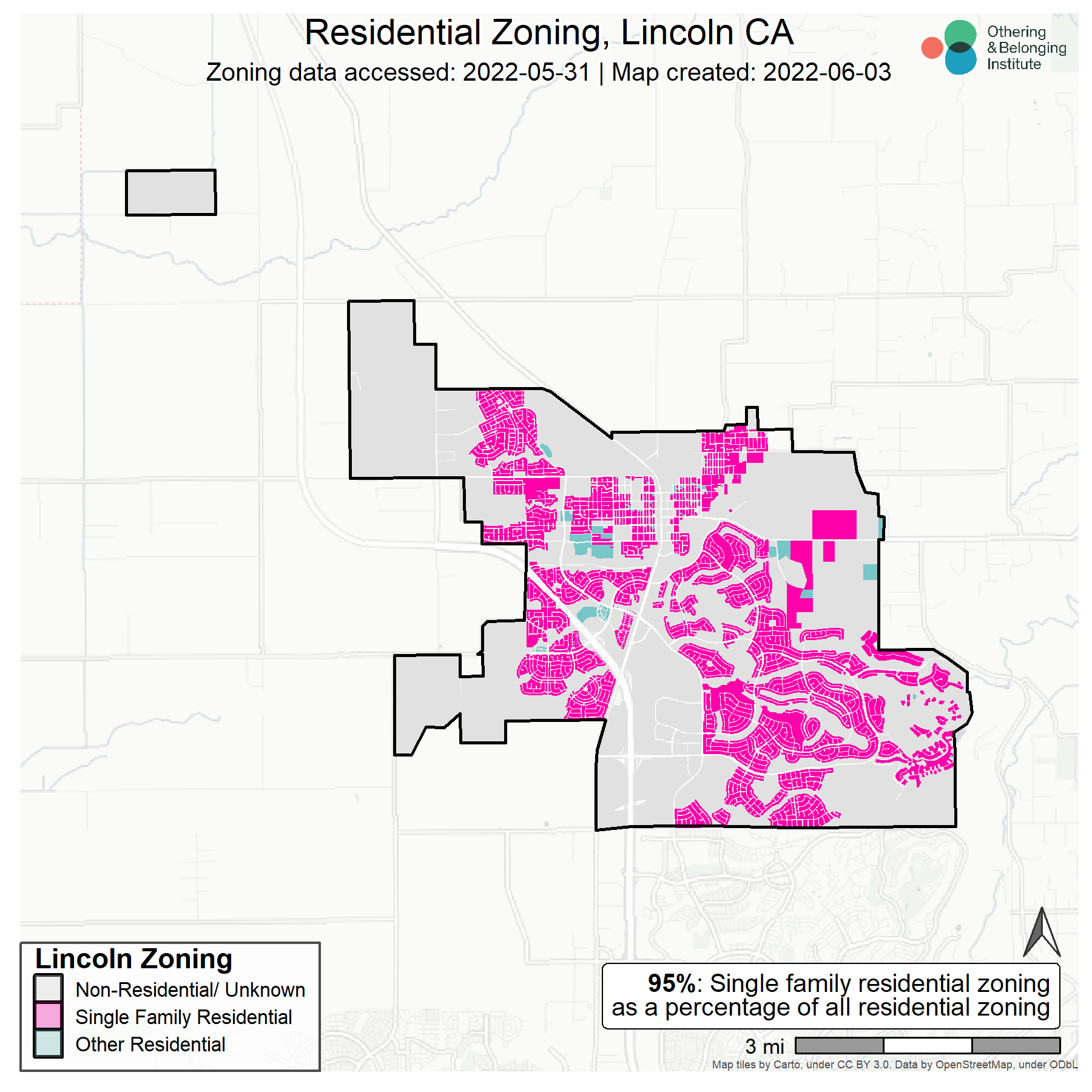 Zoning map of Lincoln