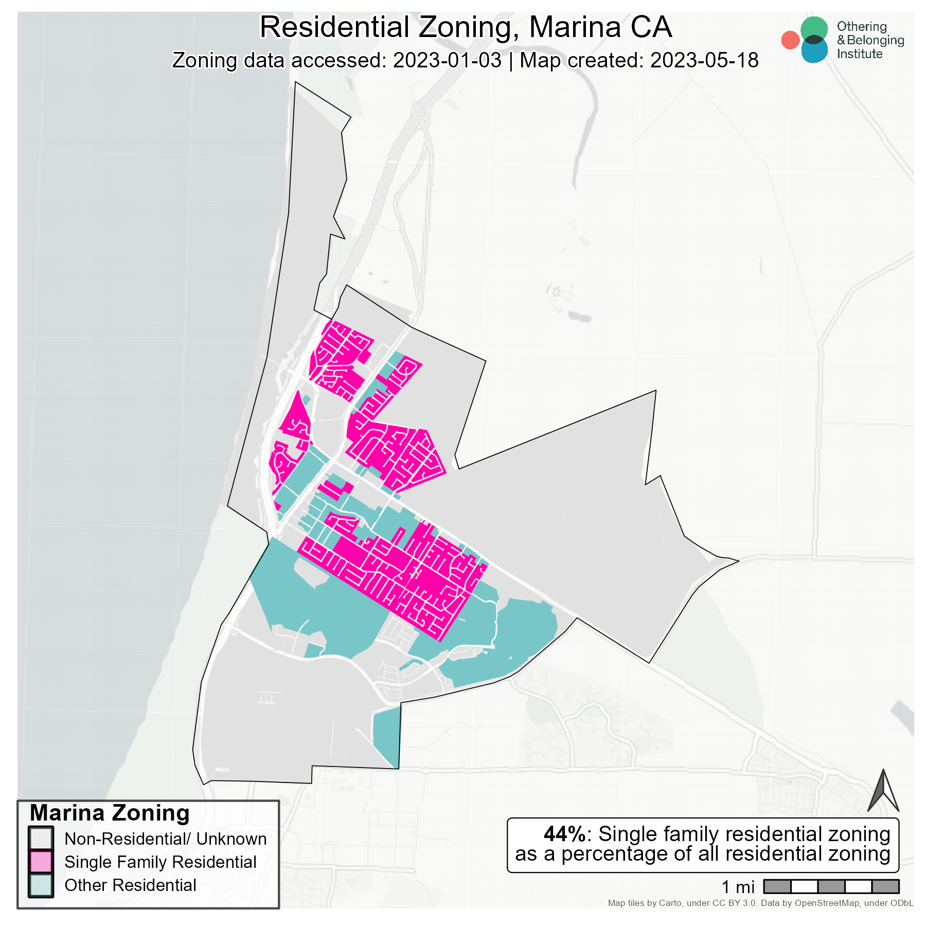 Marina Zoning Map