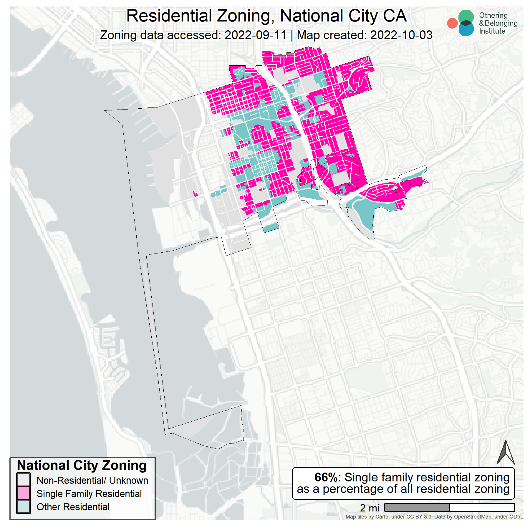 National City Zoning Map