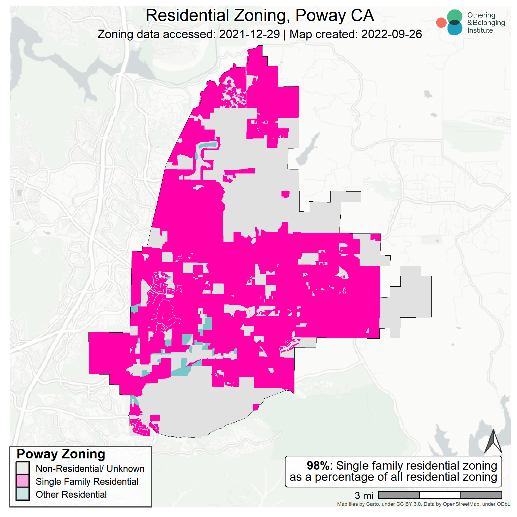 Poway Zoning Map
