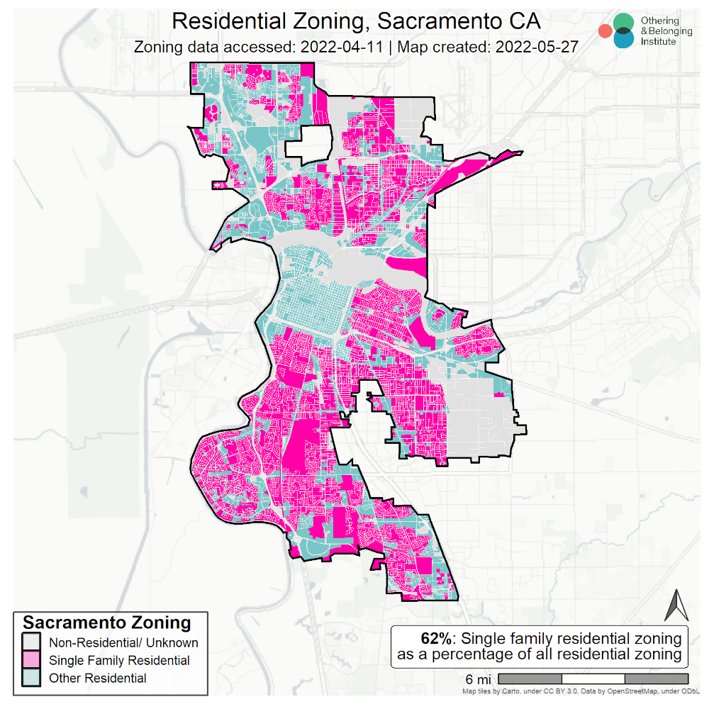 Sacramento zoning map