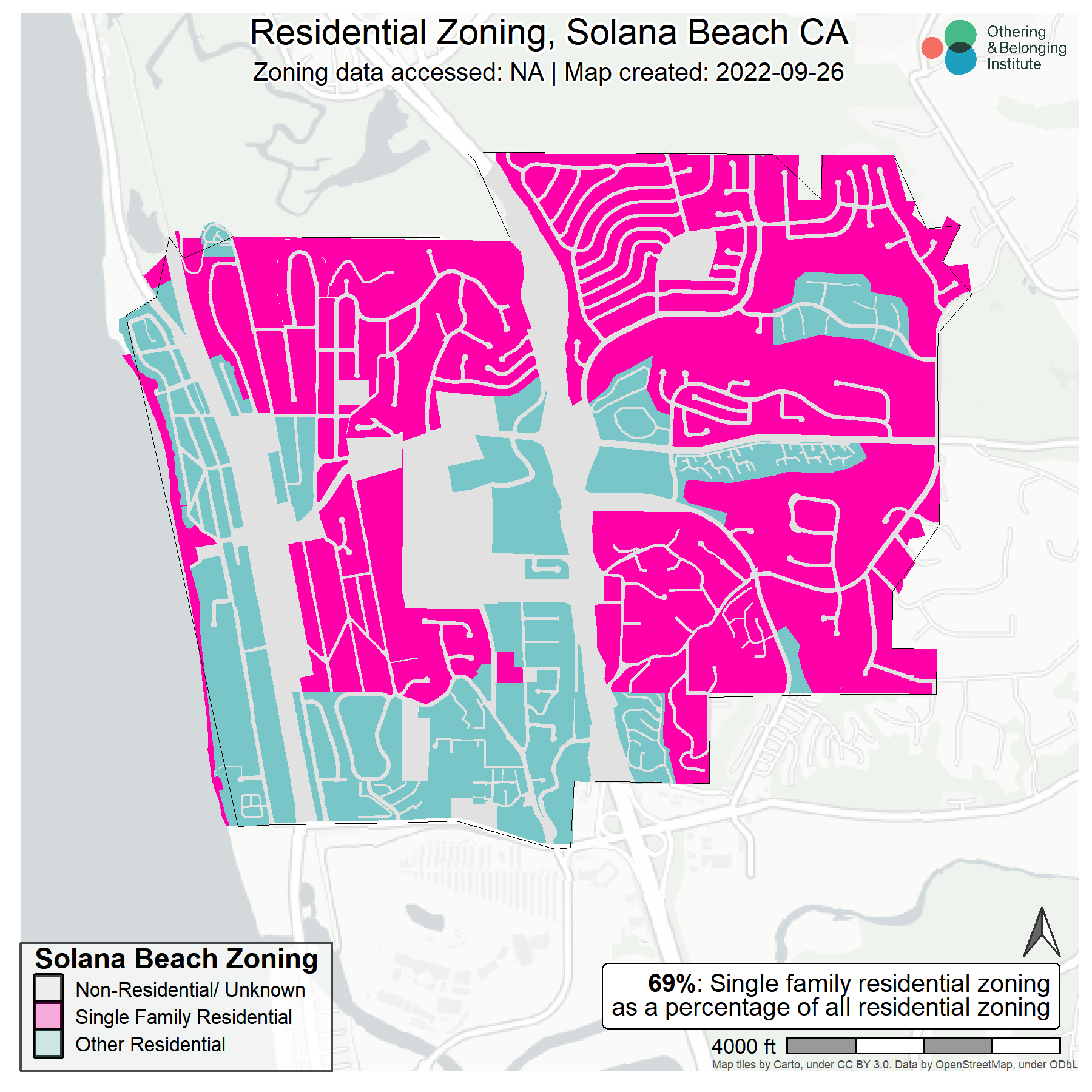 Solana Beach zoning map