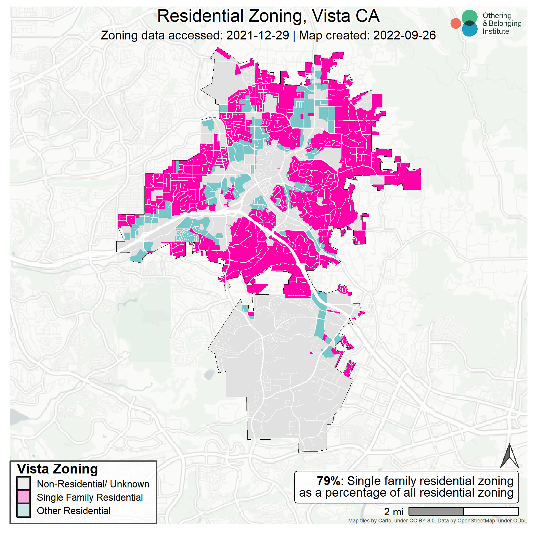 Vista Zoning Map