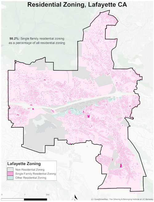 zoning map of Lafayette