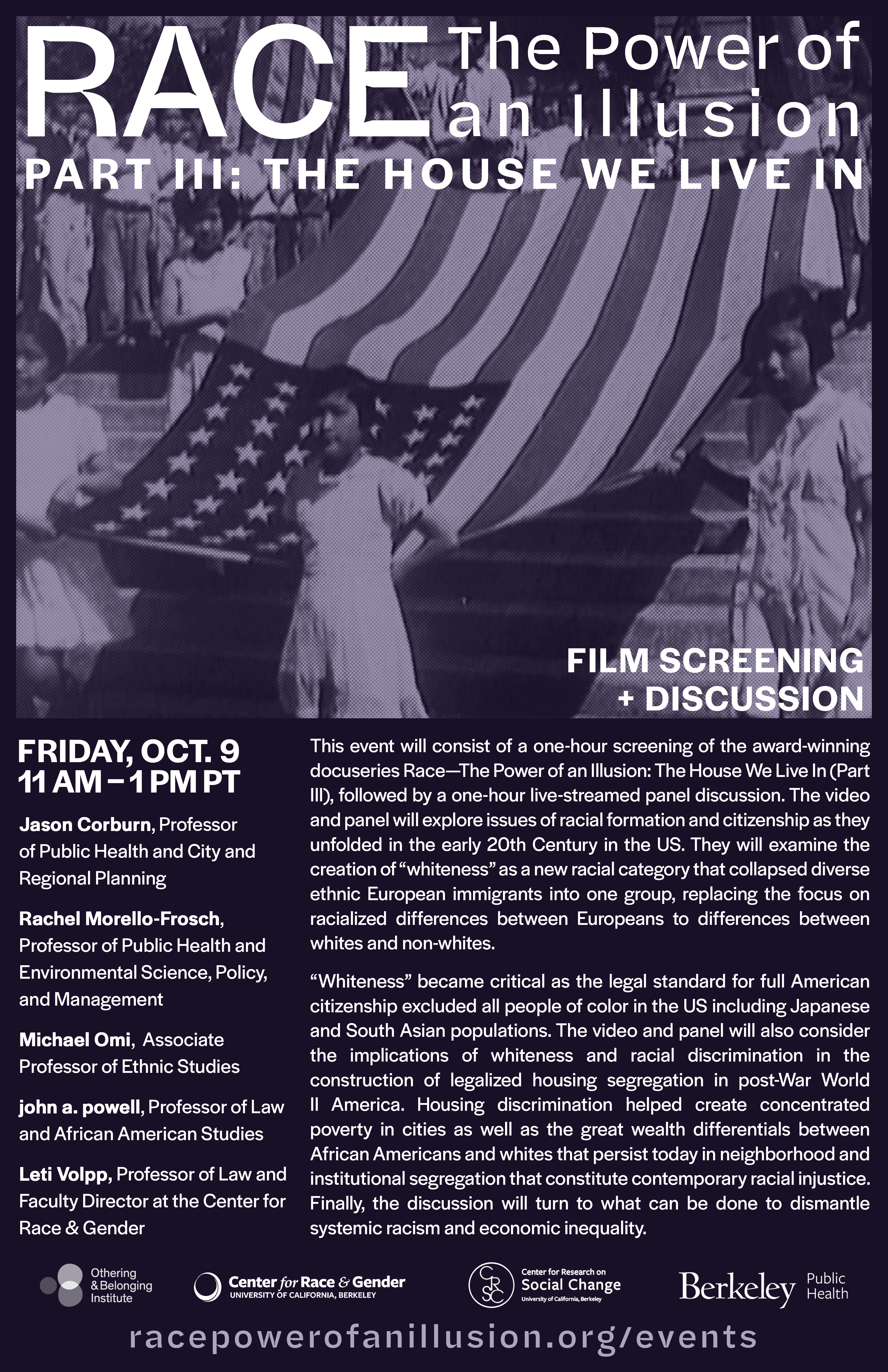 Image on Race—The Power of an Illusion, Part III (Screening + Panel)