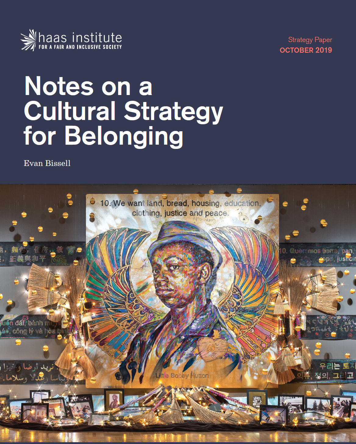 cover image of Notes on a cultural strategy for belonging