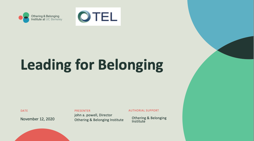 Leading for belonging 