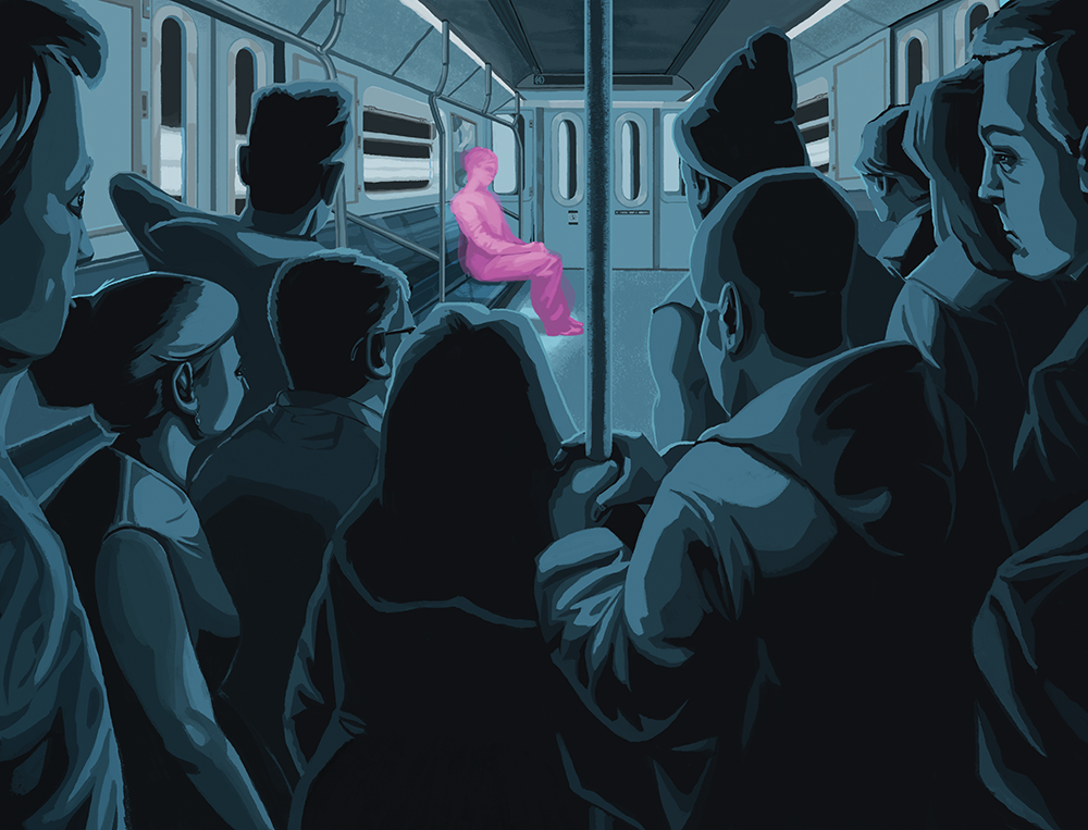 Anxiety on a train