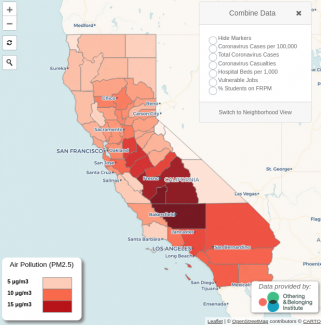 Image on COVID-19: Mapping vulnerable populations in California 