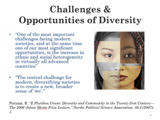 Challenges and Opportunities of Diversity