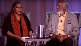 bell hooks and john a. powell at the 2015 Othering and Belonging Conference