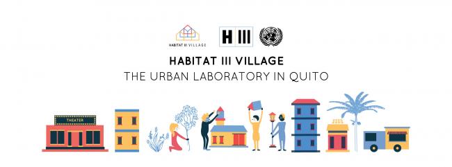 Habitat III Village Banner from Media Kit