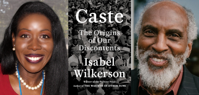 Side by Side headshots of Isabel Wilkerson and john a powell