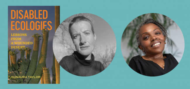 Sunaura Taylor, Yomi Young, and the cover of Disabled Ecologies