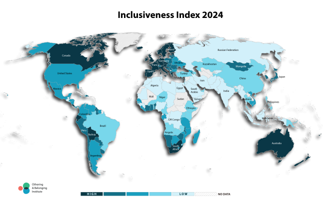 Inclusiveness index map