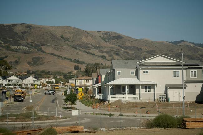 View of suburban homes