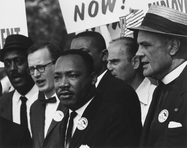 MLK marching on Washington DC
