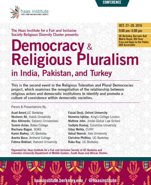 Democracy and Religious Pluralism Conference