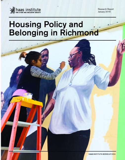 Image on Haas Institute housing report presents key policies for Richmond, CA