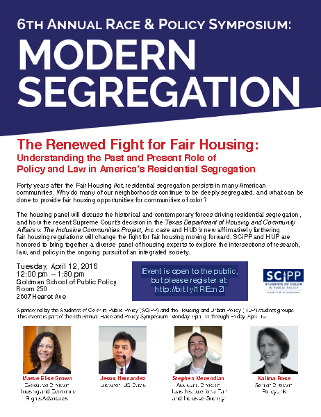 Renewed Fight for Fair Housing Flyer