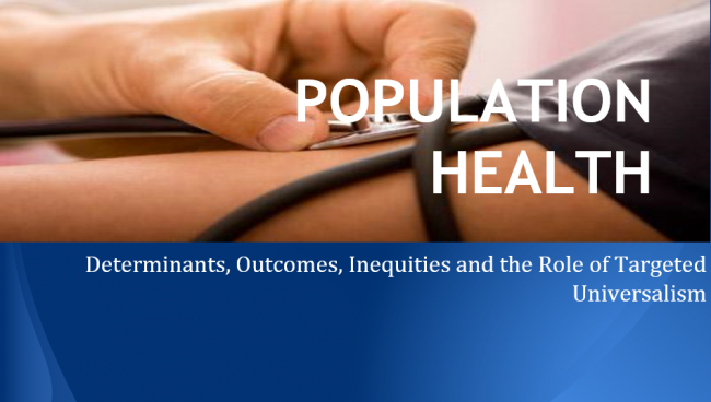 Population health slide cover
