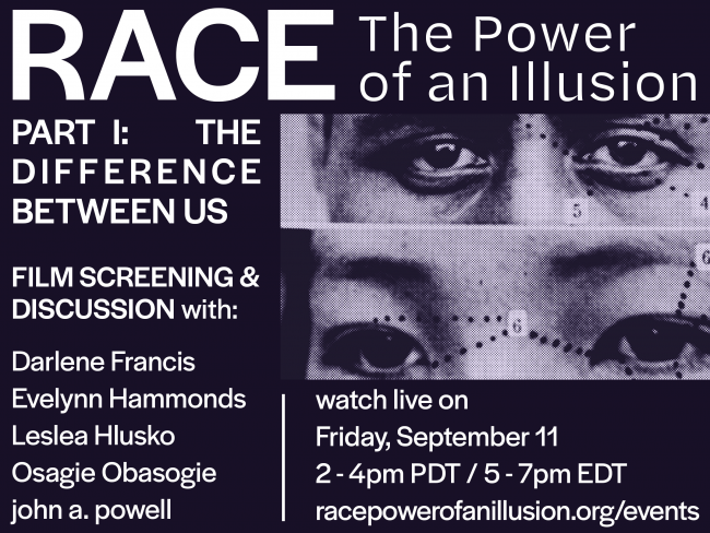Race--Power Of An Illusion screening flier image