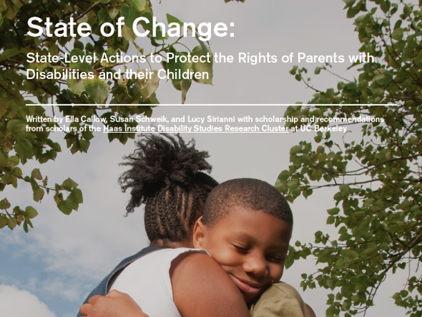 This image is a cover page for the State of Change policy brief. 