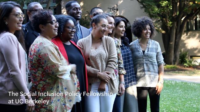 photo of participants in the social inclusion policy fellowship